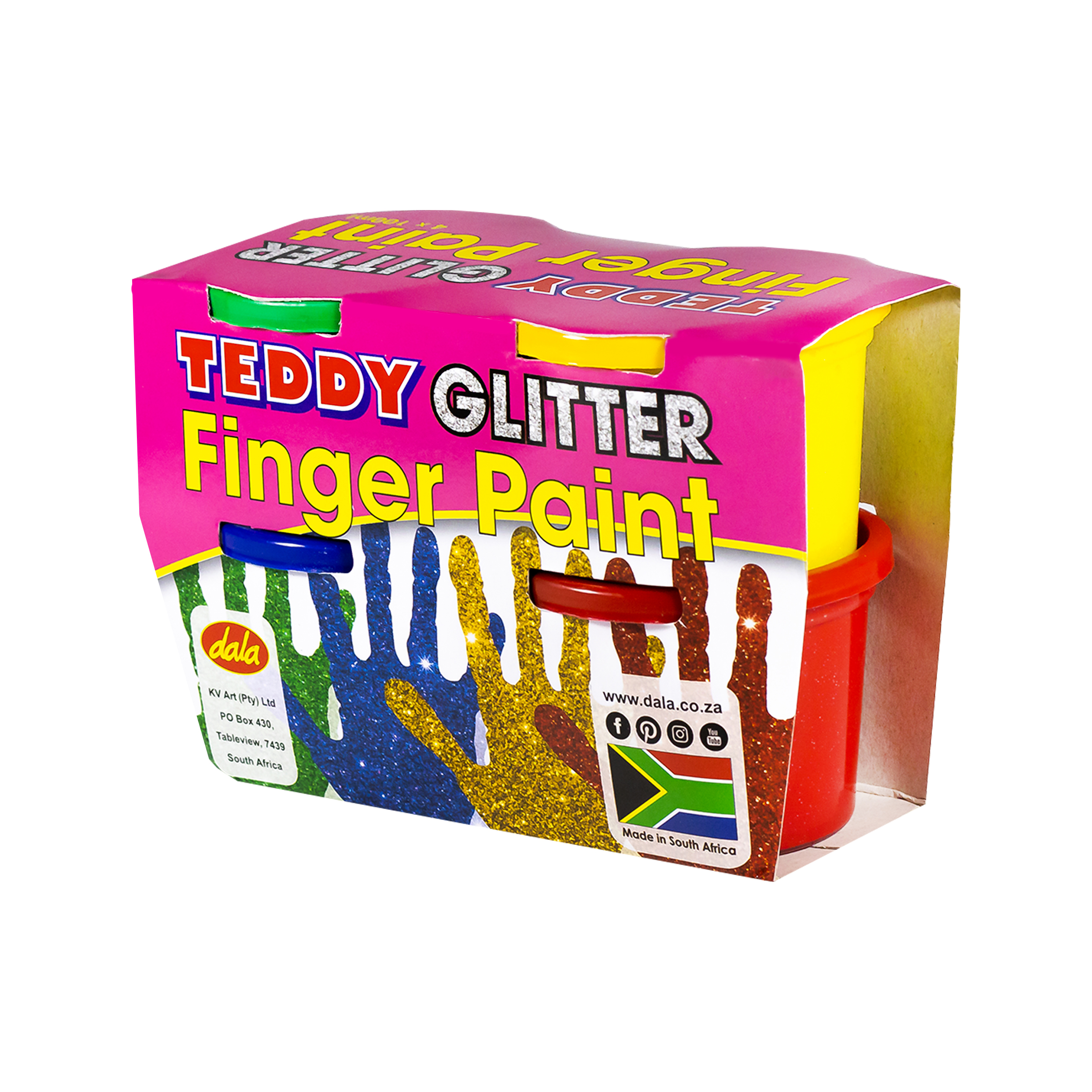 Teddy glitter Finger Paint 4/100