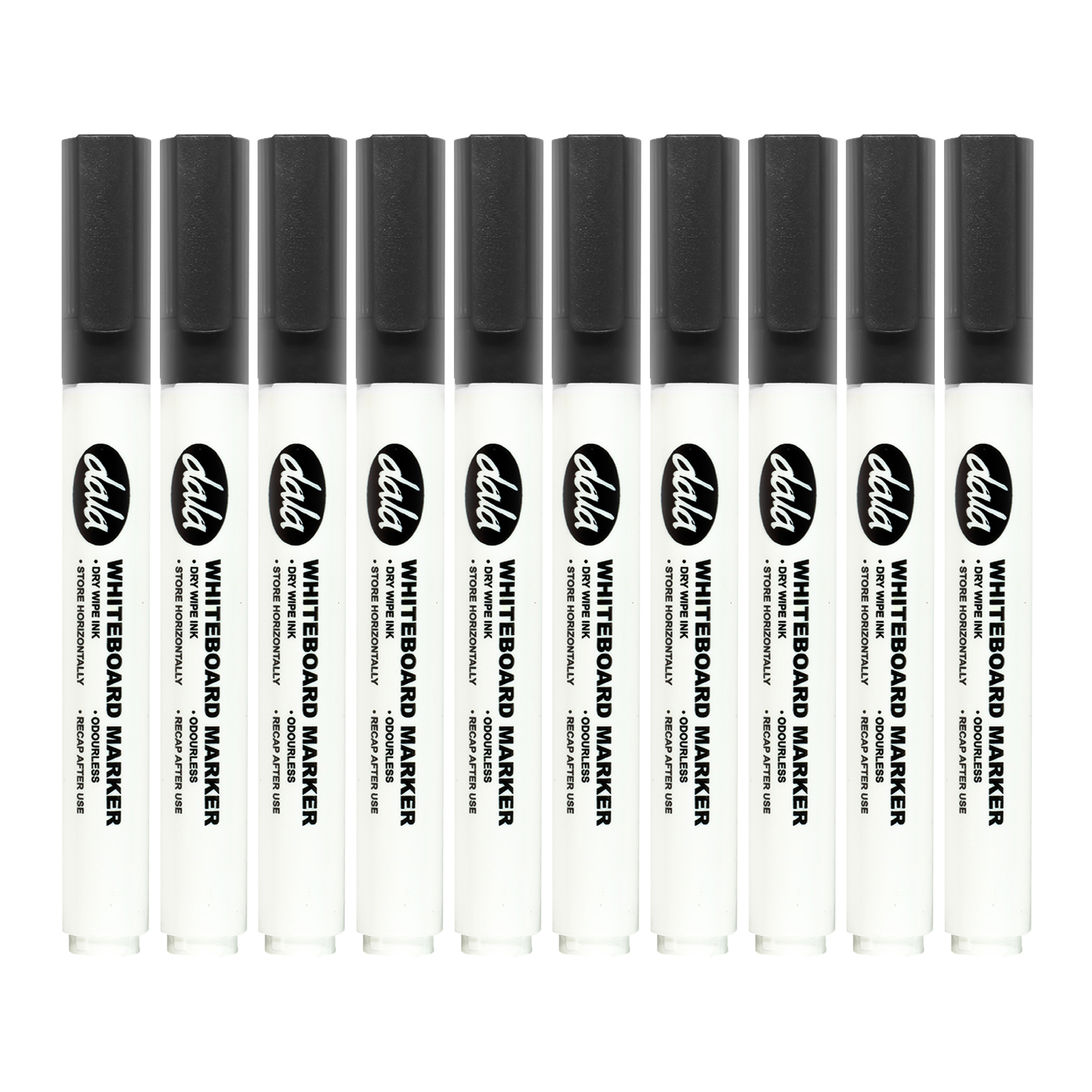 Whiteboard Marker Black 10Pcs