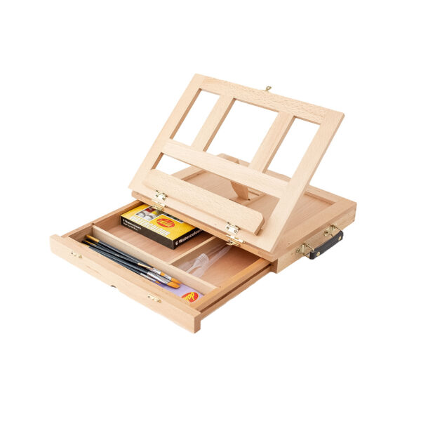 Wooden Box Table Easel