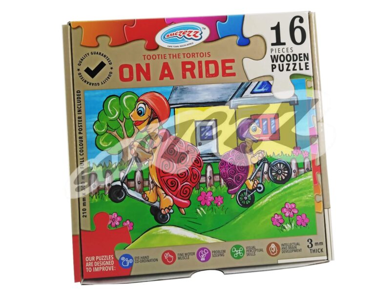 16 PC TOOTIE THE TORTOISE ON A RIDE