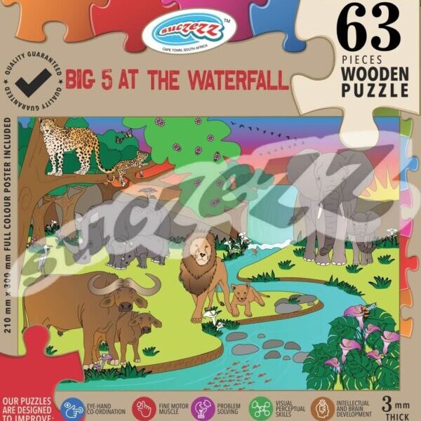 63 Pce Big 5 At The Waterfall
