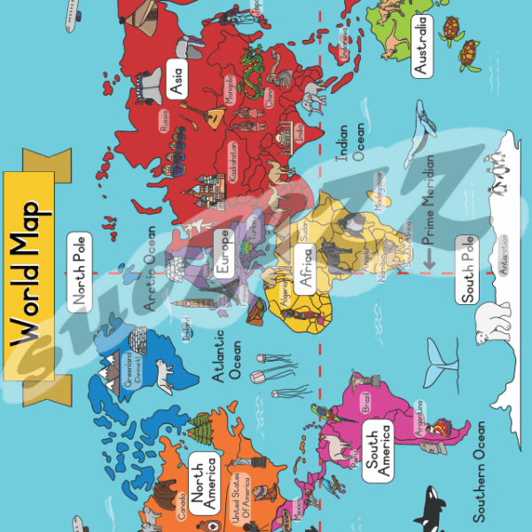 World Map - Poster