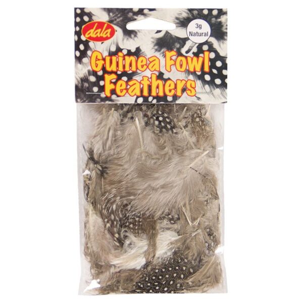 Feathers Guinea Fowl Black & White 3G