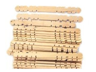 Stick Construction Sticks 50Pc Natural