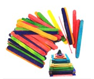Stick Craft Sticks 50Pc Colour