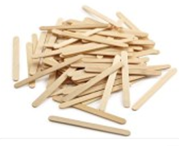 Stick Craft Sticks 50Pc Natural Wide