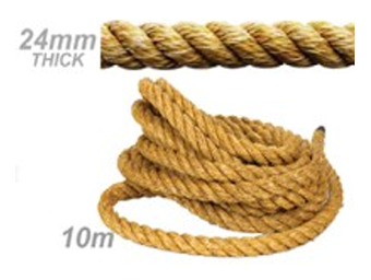 Tug Of War Rope Senior 10M Long, 24Mm Thick
