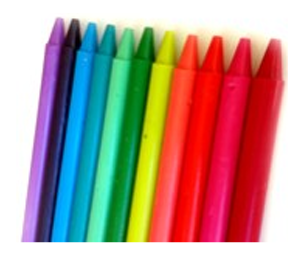 Wax Crayons Thick 12s