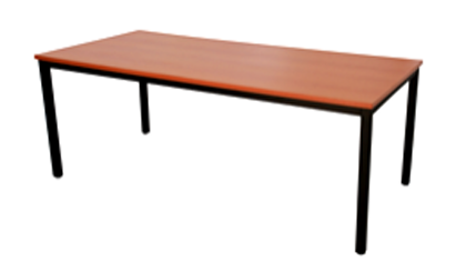 Wooden Table Steel Frame H-500 L-1200 W-600