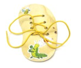 Wooden Tie My Shoe