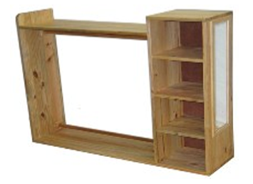 Wooden Willows Dresser H-1000 W-300 L-1000