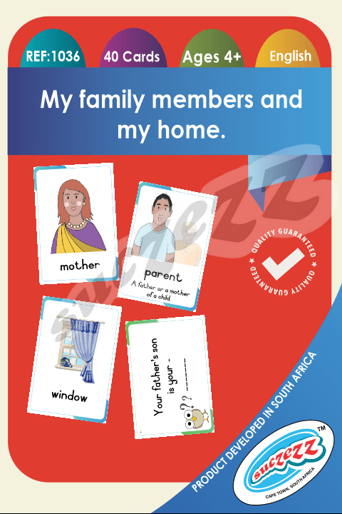 My Family Members And My Home (40 Cards)