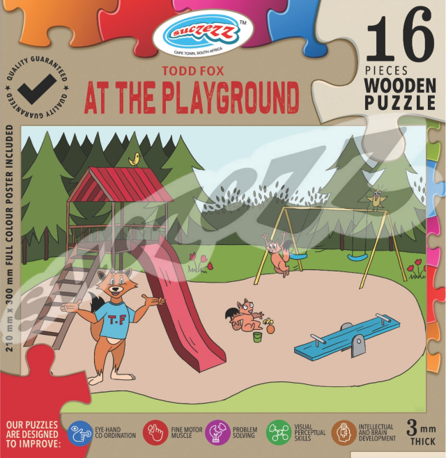16 Pce Todd Fox: At The Playground