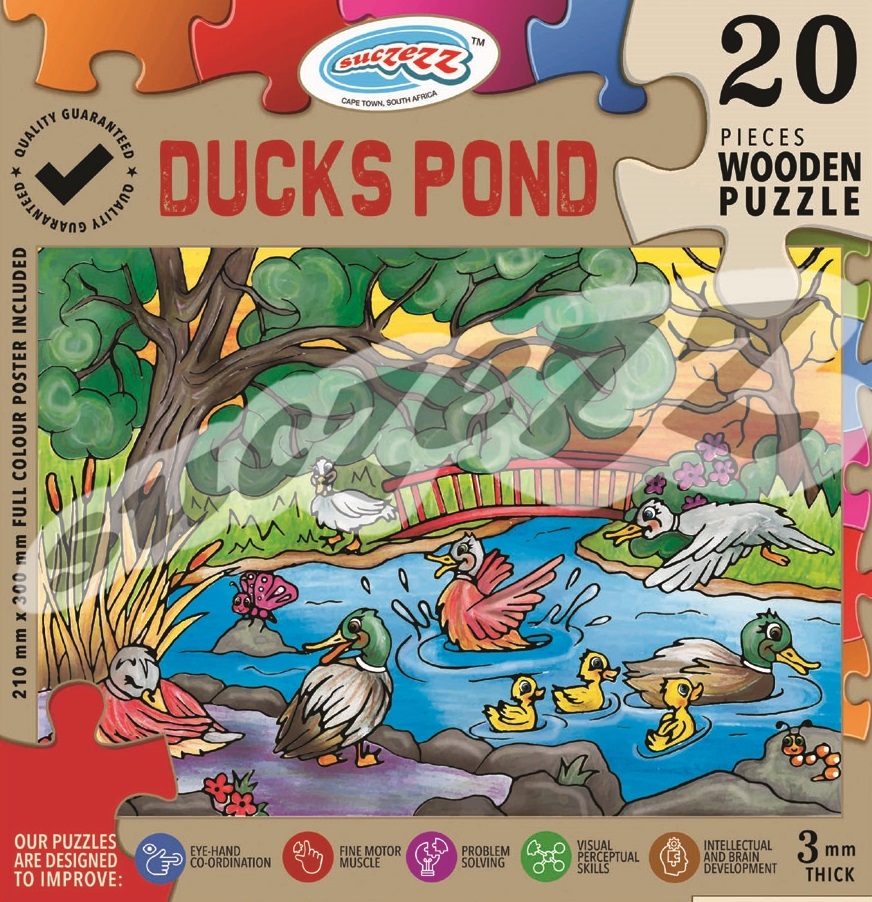 20 Pce Ducks Pond
