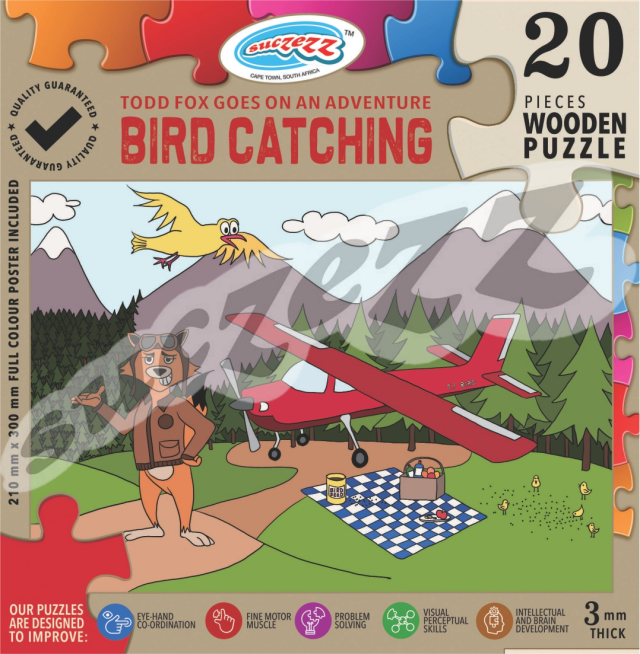 20 Pce Todd Fox Adventures: Bird Catching