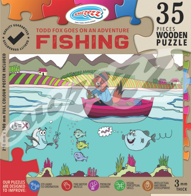 35 Pce Todd Fox Adventures: Fishing