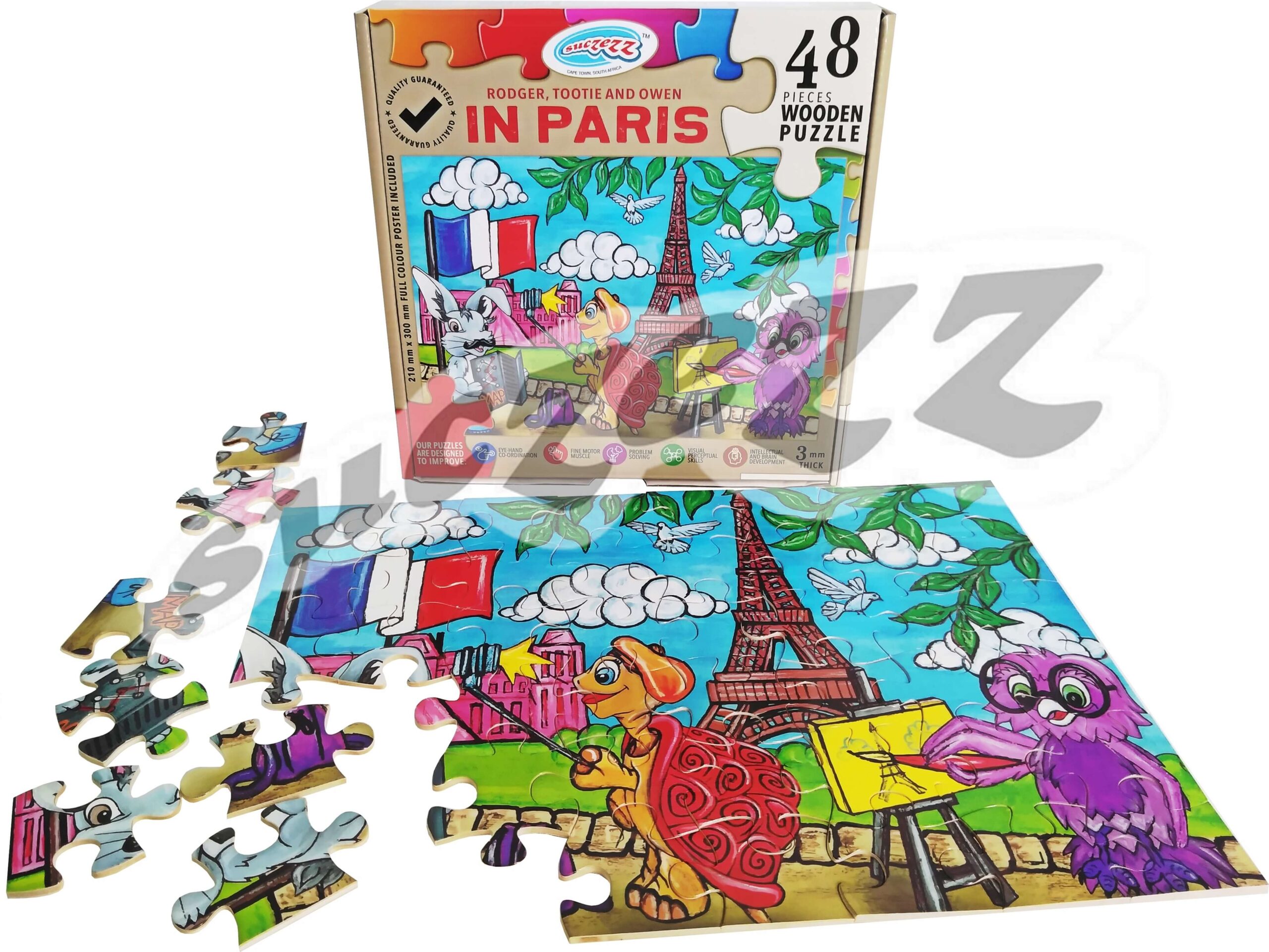 48 Pce Rodger, Tootie & Owen: In Paris