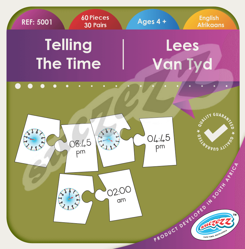 Telling Time/Lees Van Tyd  (Click To View)