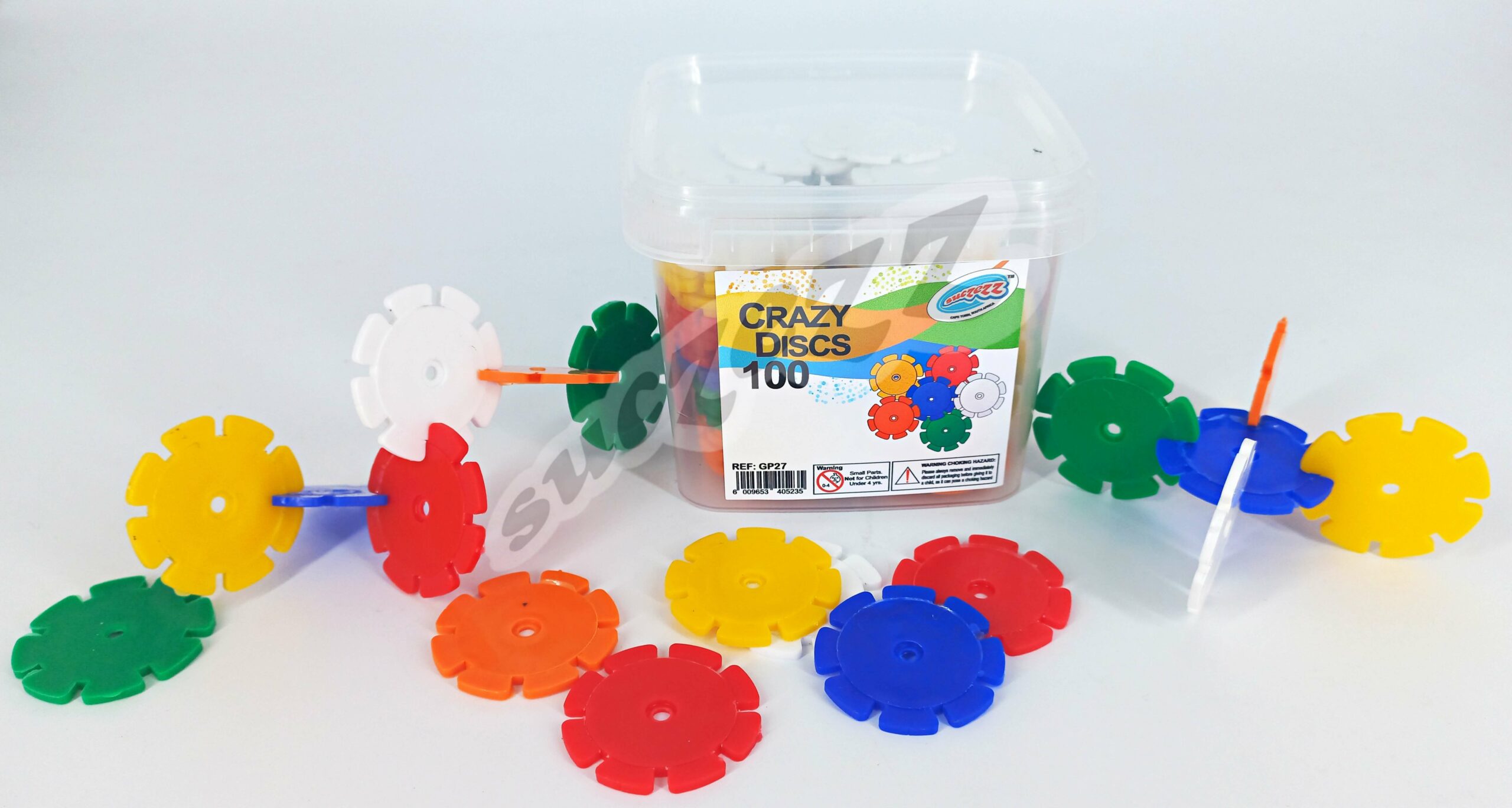Crazy Discs - 100 - Mix Colours  (Click To View)