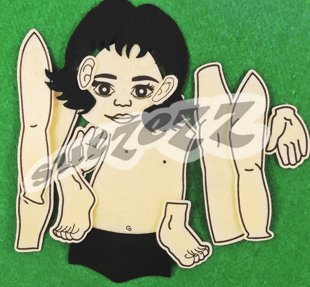 My Body (For Felt Board)