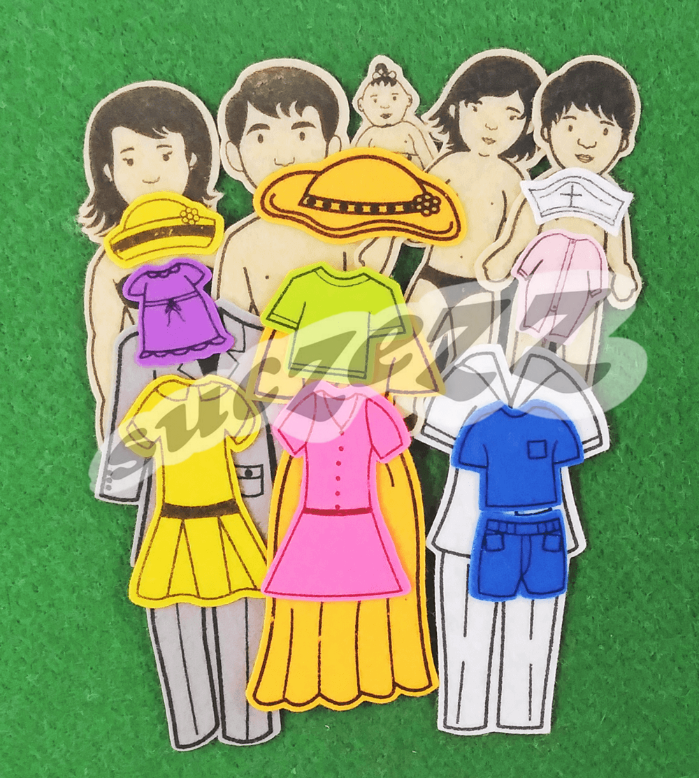 My Family (For Felt Board)