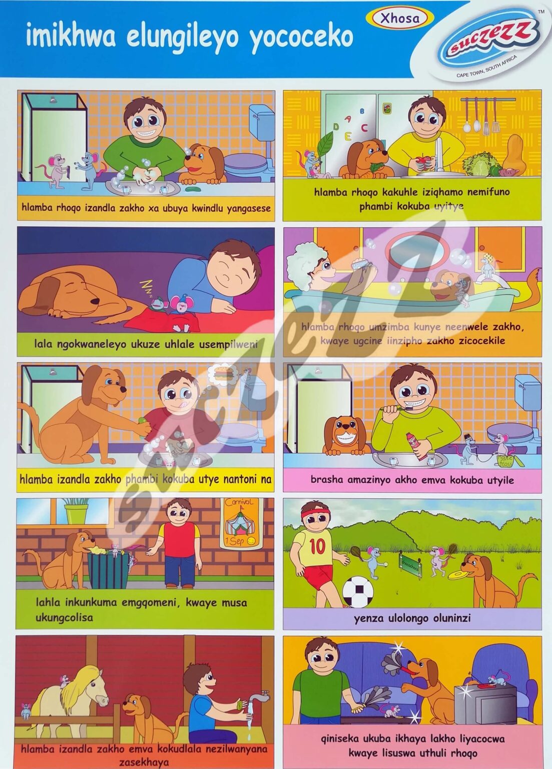 Imikhwa Elungieyo Yococeko - (good Hygiene Habits) (Xhosa)