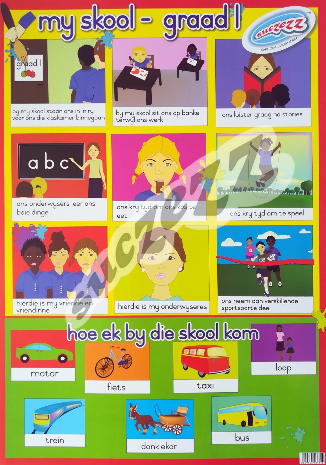 My Skool - graad 1 - Muurkaart