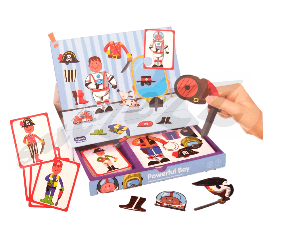 Magnet Collage Powerful Boy