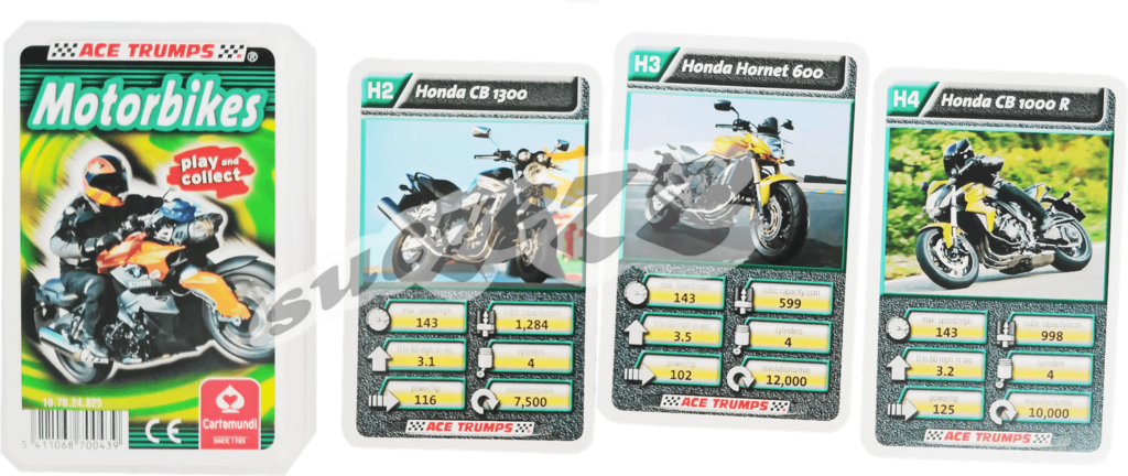 Motorbikes Trump Cards