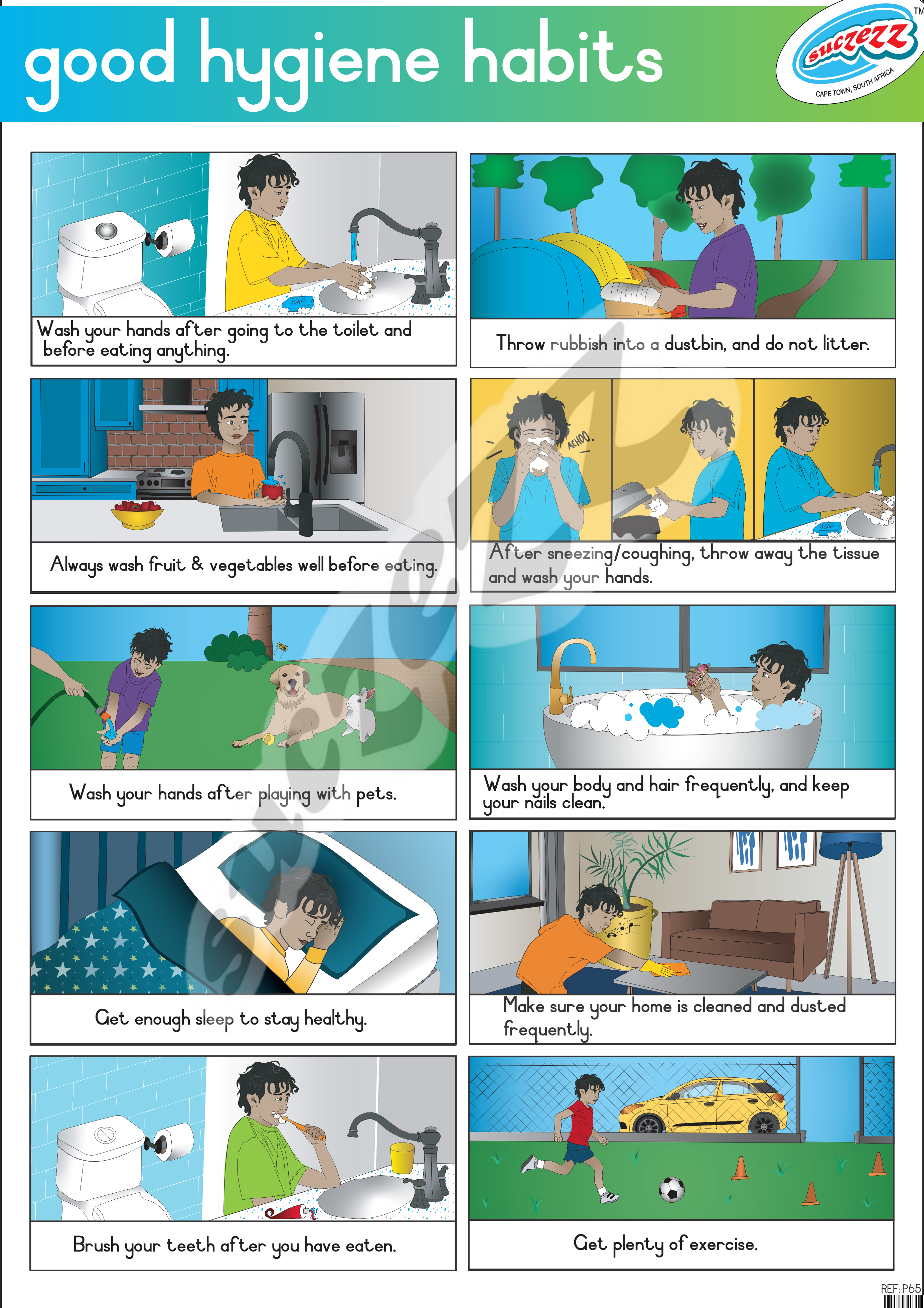 good Hygiene Habits - Poster