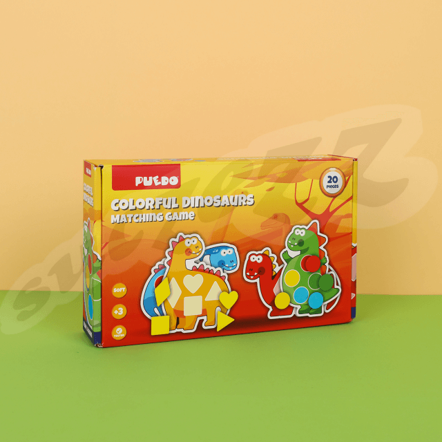 20 Pce- Colorful Dinosaurs (Matching game)