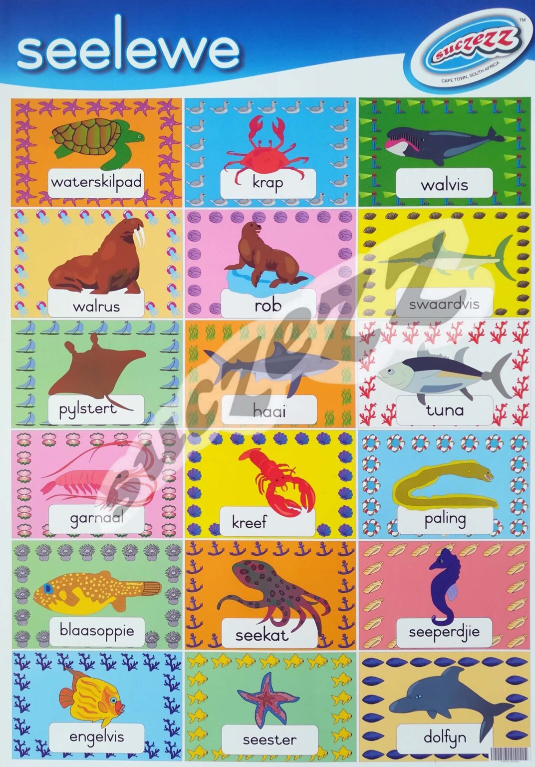 See-Lewe - Muurkaart