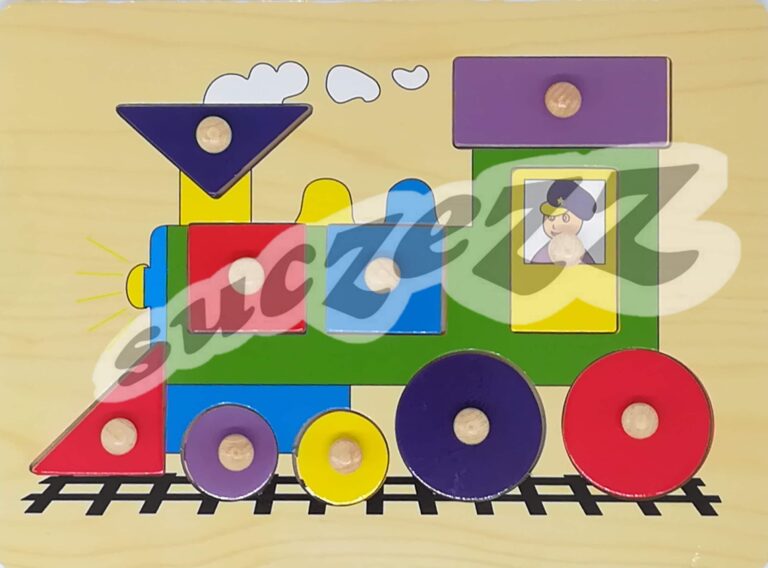 Train (Wooden Knob Puzzle)