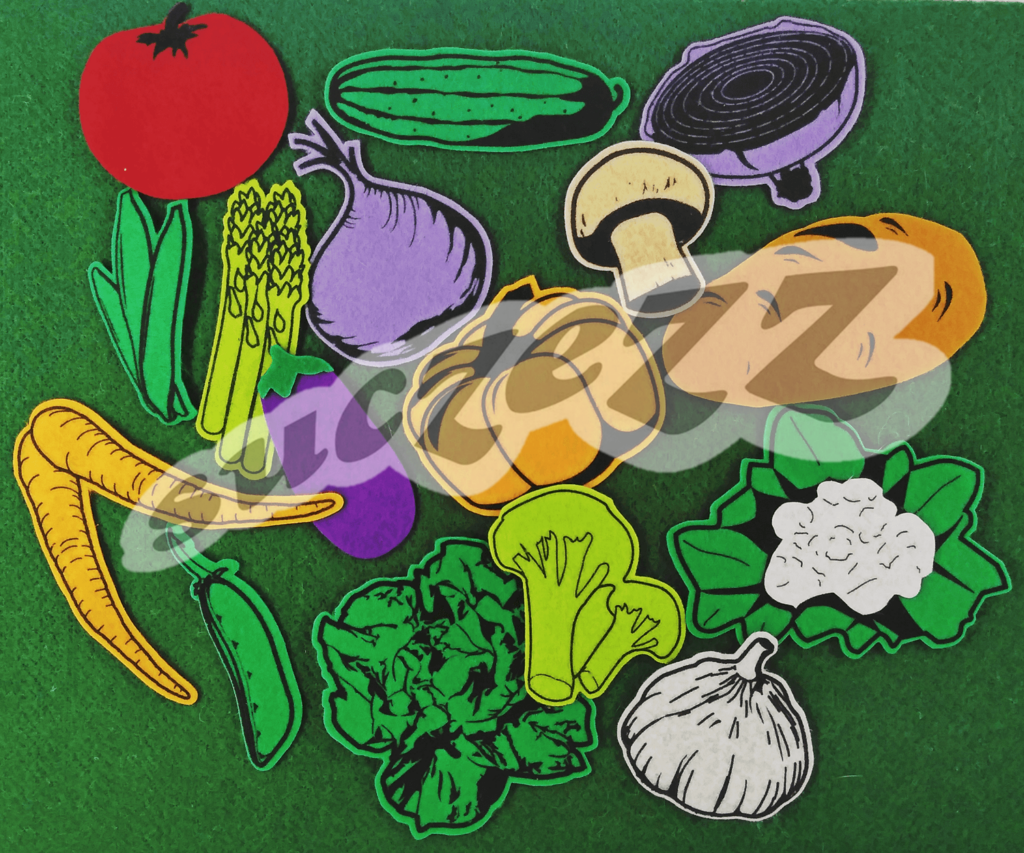 Vegetables (For Felt Board)