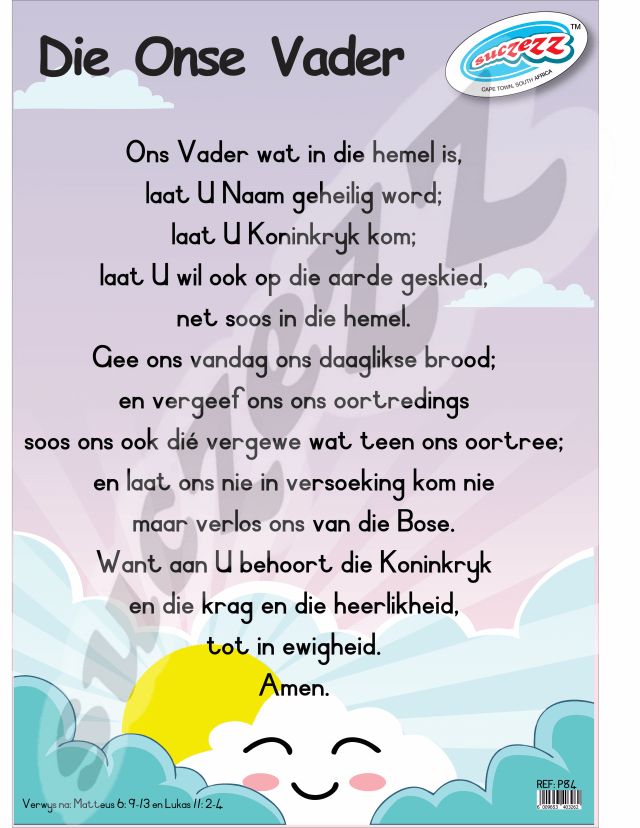 Onse Vader  - Muurkaart