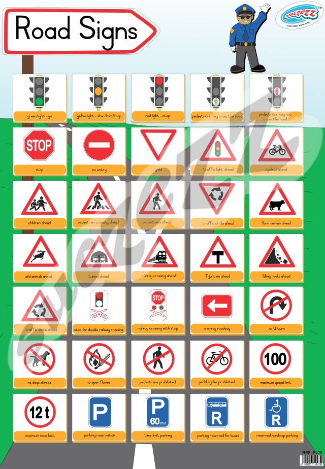 Road Signs - Poster