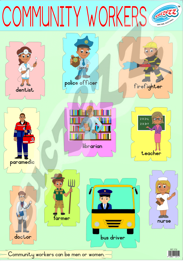 Community Helpers - Poster