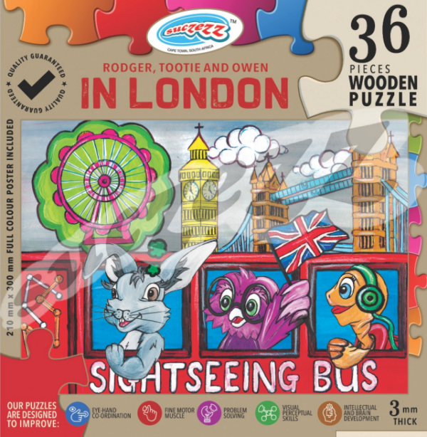 36 Pce Rodger, Tootie & Owen: In London