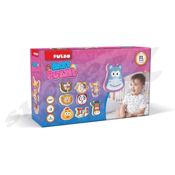 21 Pce- Baby Puzzle (Includes 9 Puzzles)