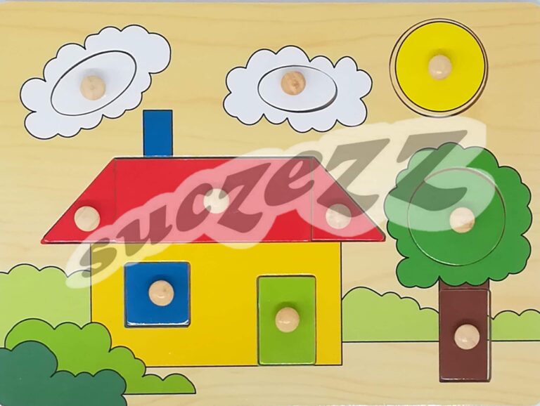 House (Wooden Knob Puzzle)